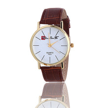Classic F011 Analog Leather Quartz Watch