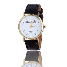 Classic F011 Analog Leather Quartz Watch